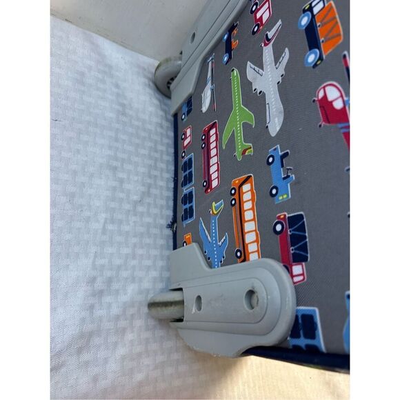 Pottery barn kids boys travel bag vehicle print rollers handle - Picture 8 of 15